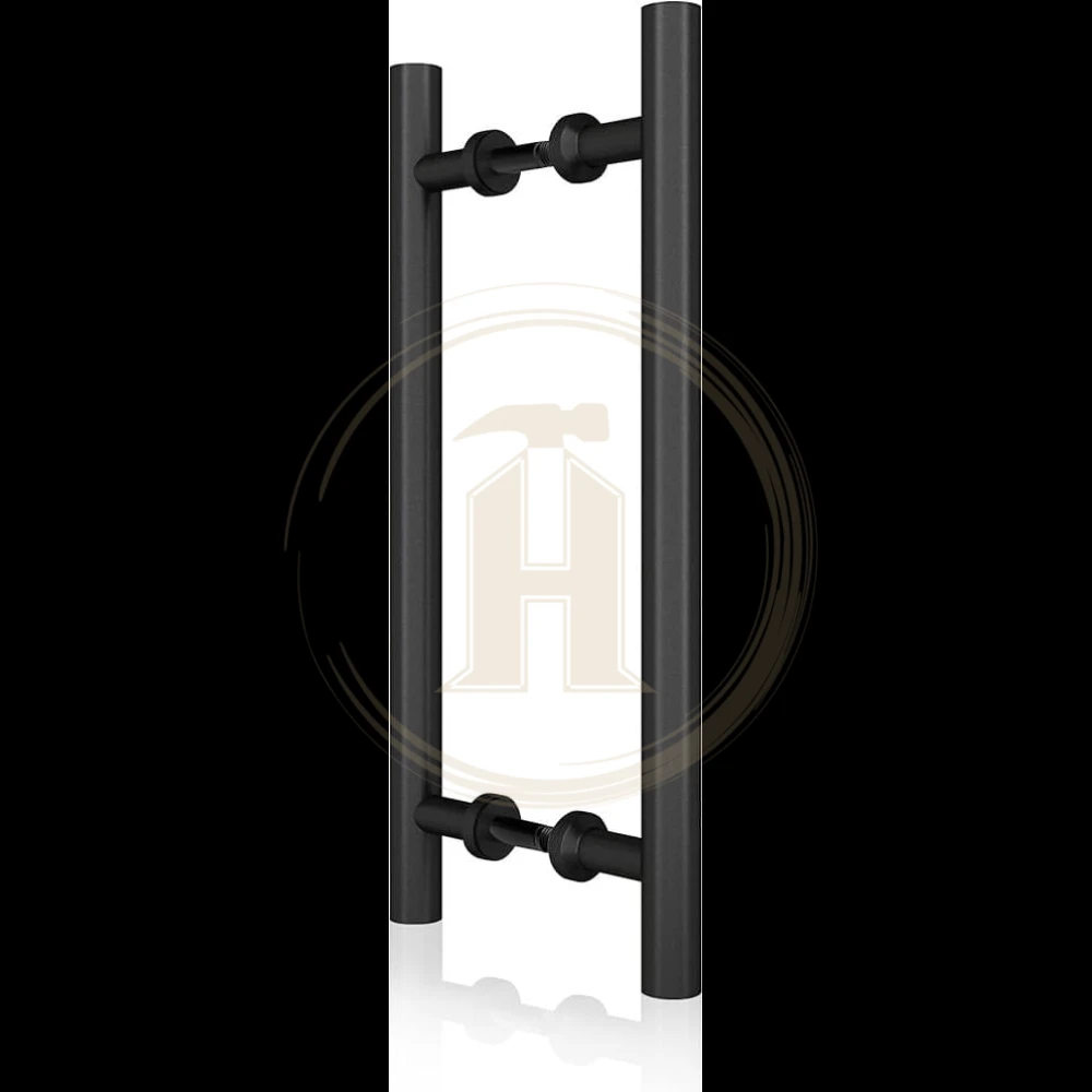 ⁦مقبض ستانليس اسود مط تخريم ٣٠سم طول ٦٠سم⁩ - الصورة ⁦3⁩