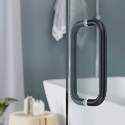 مقبض مقفول ٣٠سم ستانليس ستيل اسود