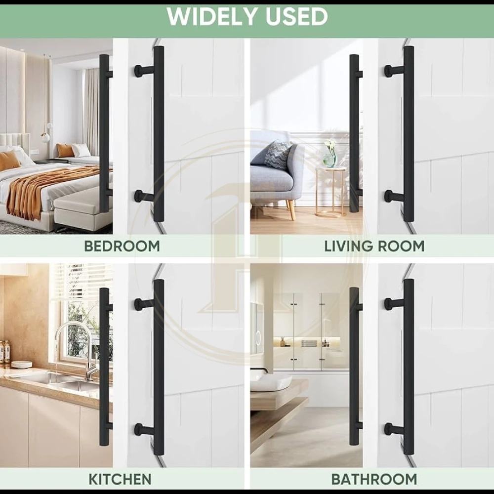 ⁦مقبض ستانليس اسود مط تخريم ٣٠سم طول ٦٠سم⁩ - الصورة ⁦2⁩